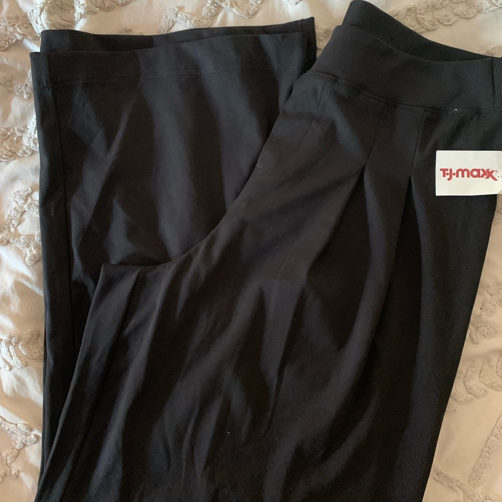 Black wide leg Pants